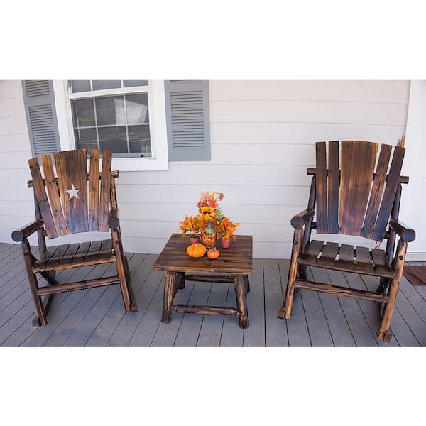 leigh country char log rocker