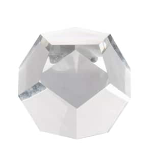 Polygon Crystal Decorative Accent Clear