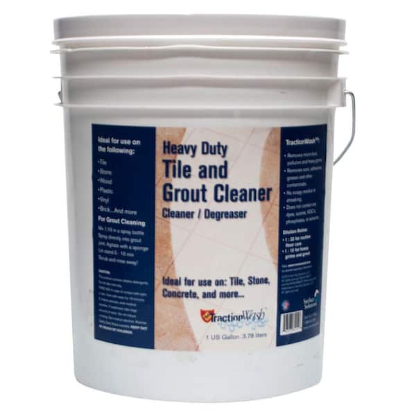 Traction Wash 5 Gal. Heavy Duty Tile and Grout Cleaner