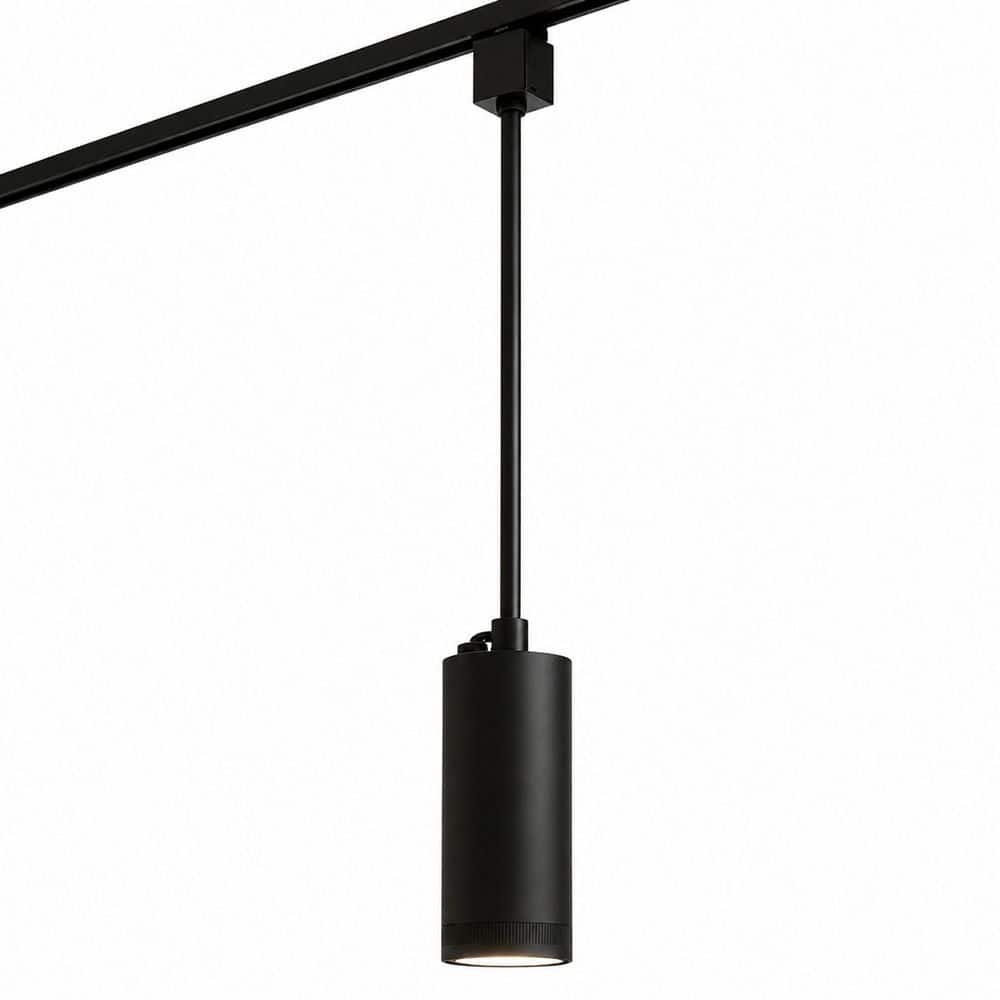 Black Integrated LED Zoomable Fixed Track Pendant Light, 5CCT & 3 Wattage Selectable, Halo Compatible price history on PriceWatchPro