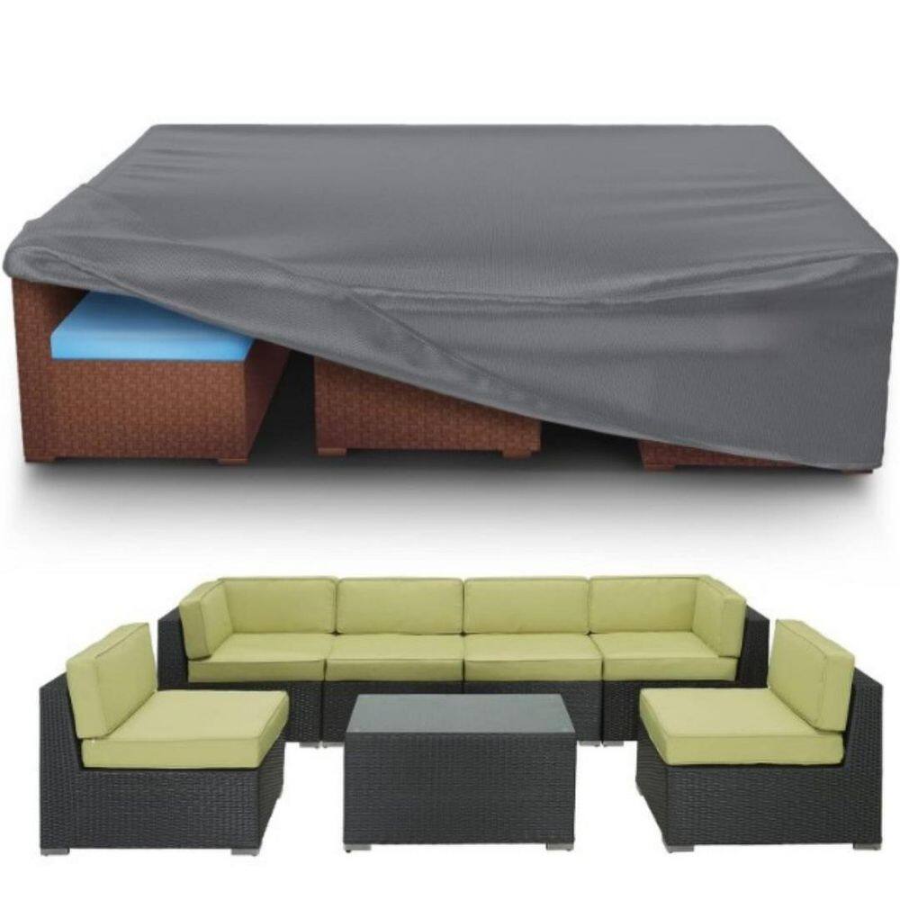 Outdoor Furniture Cover, Waterproof, Combination Sofa Table Cover, Tear Res