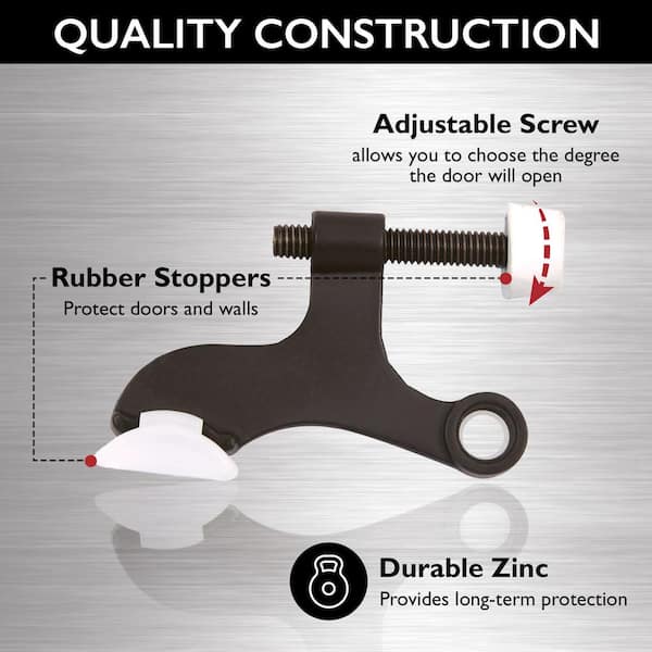 Oil Rubbed Bronze Hinge Pin Door Stop for Hollow Core Doors Value Pack (5 per Pack) Oil Rubbed Bronze Hinge Pin Door Stop for Hollow Core Doors Value Pack (5 per Pack)