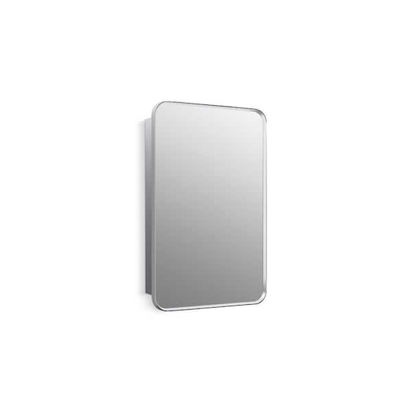 KOHLER Verdera 22 in. W x 34 in. H Rectangular Framed Medicine Cabinet with Mirror in Polished Chrome