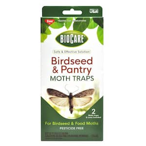 Non-Toxic Indoor Birdseed and Pantry Moth Traps Plus Lures (2-Traps Plus 2-Lures)