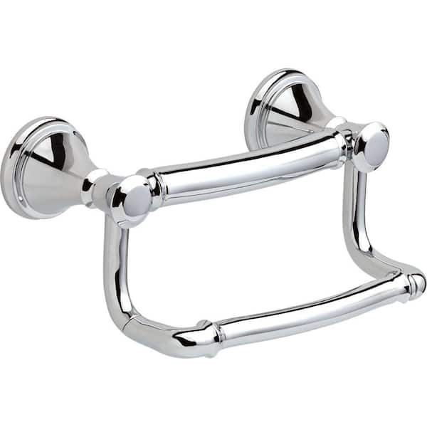 Delta Decor Assist Traditional Toilet Paper Holder with Assist Bar in Chrome