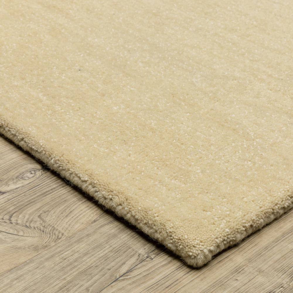 Allaire Beige 10' x 13' Hand-Tufted Wool Indoor Area Rug