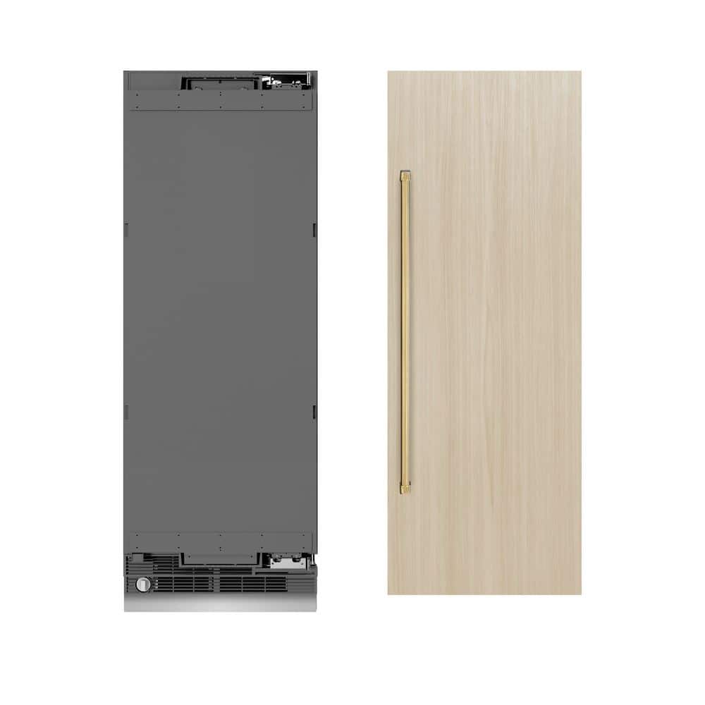 30 in. 16.7 cu. ft. Panel Ready Freezerless Column Refrigerator with Graphite Gray Interior and Polished Gold Accents price history on PriceWatchPro
