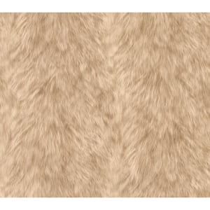 Trieste Beige Wolf Beige Wallpaper Sample