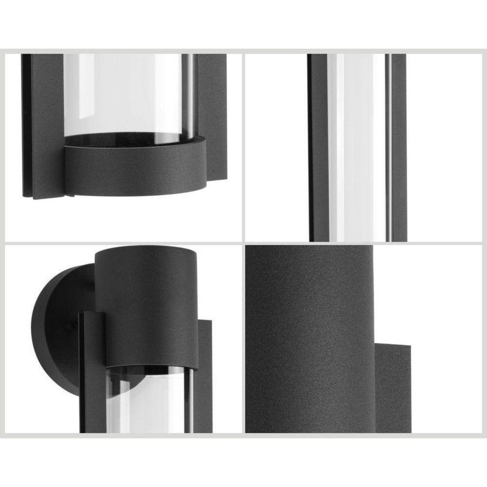 Modern Black Bronze LED Outdoor Wall Lantern