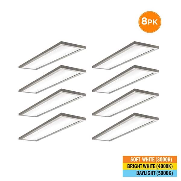 Hampton Bay 1'x4' Surface Mount w/ Color Select (8PK)