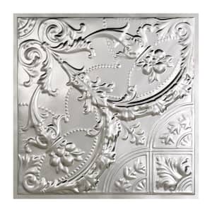 Saginaw 2 ft. x 2 ft. Lay-in Tin Ceiling Tile in Clear (20 sq. ft. / case of 5)