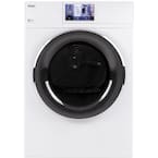 4.3 cu. ft. Smart 240 Volt White Stackable Electric Vented Dryer, ENERGY STAR
