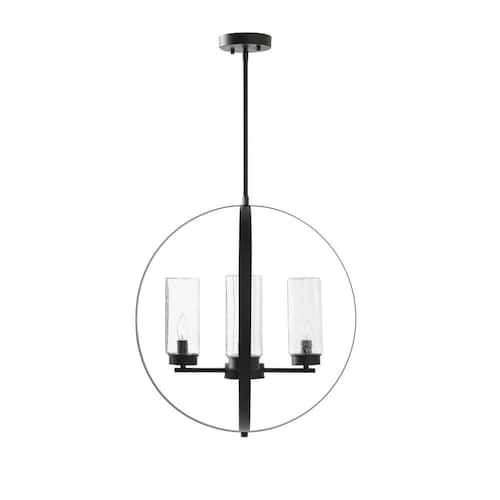 Reseda Modern 4-Light Bronze Outdoor Chandelier Outdoor Ceiling Lights