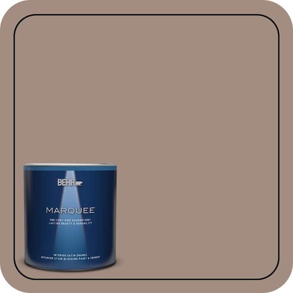 BEHR MARQUEE 1 qt. #770B-5 Country Club Satin Enamel Interior Paint & Primer