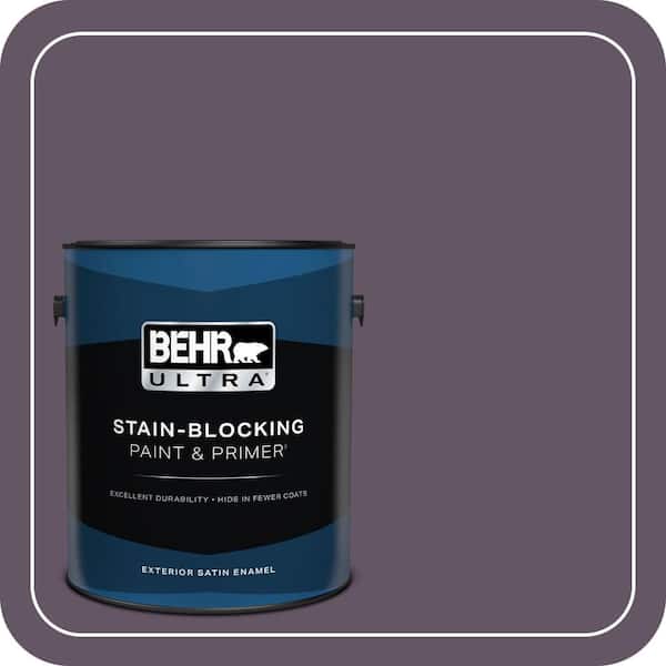 BEHR ULTRA 1 gal. Home Decorators Collection #HDC-CL-03 Grand Grape Satin Enamel Exterior Paint & Primer