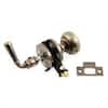 idh by St. Simons Antique Brass Storm Screen Door Latch with Rosettes 21250-005
