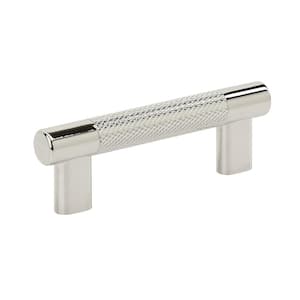 Bronx 3 or 3-3/4 in. (76 mm or 96 mm) Polished Nickel Dual Mount Drawer Pull