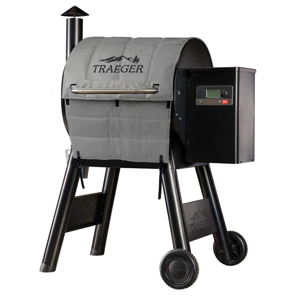 Pellet Smoker Accessories Thermal Insulated Blanket Traeger Pro 22 Series and Lil Tex Elite BBQ Butler Smoker Insulation Blanket for Traeger Pro 575 Keep Grilling During Winter 