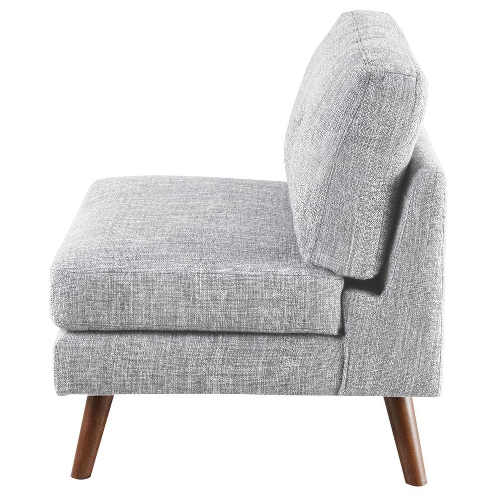Churchill 32.75" Gray Manufactured Wood Modular Armless Chair