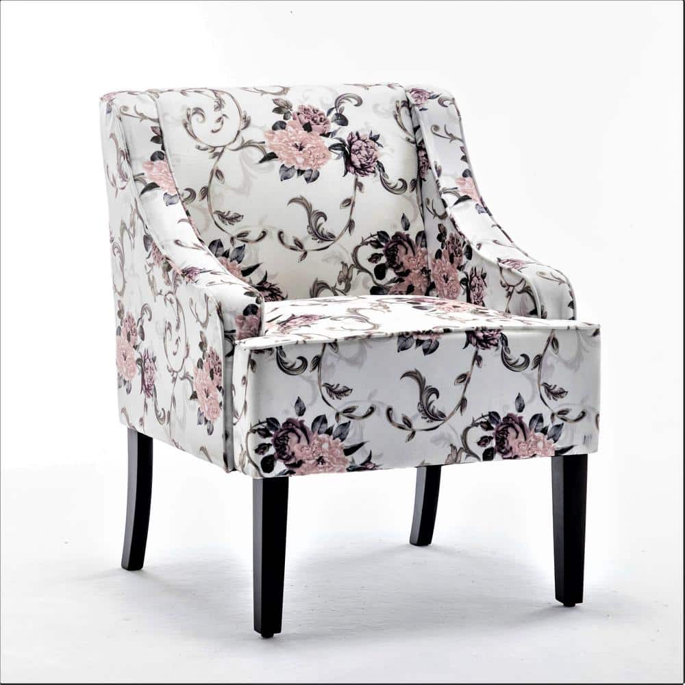 US Pride Furniture Correen 25 in. Wide Rose Microfiber Accent Chair HD-C236
