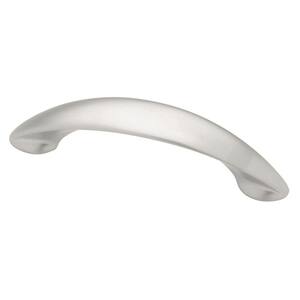3-3/4 in. (96mm) Center-to-Center Aluminum Sector Drawer Pull