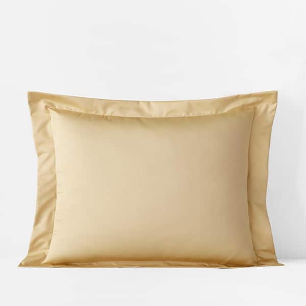The Company Store Legends Hotel Supima Cornsilk Solid Sateen King Sham