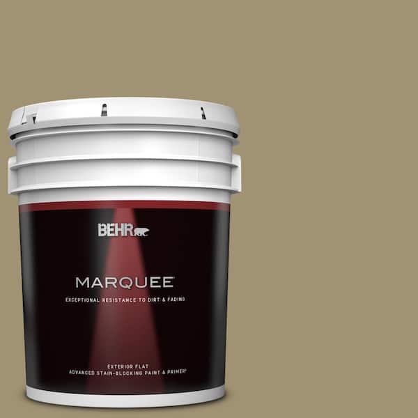 BEHR MARQUEE 5 gal. #380F-6 River Bank Flat Exterior Paint & Primer