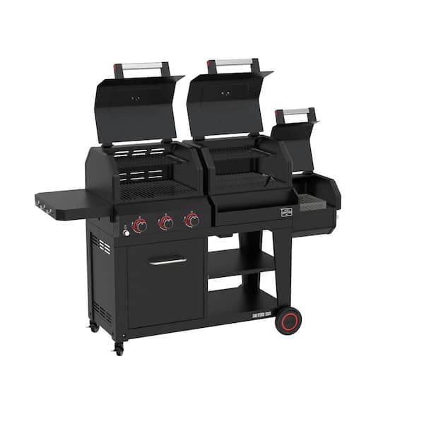 Expert Grill Concord 3-In-1 Pellet Grill, Smoker, and Propane Gas
