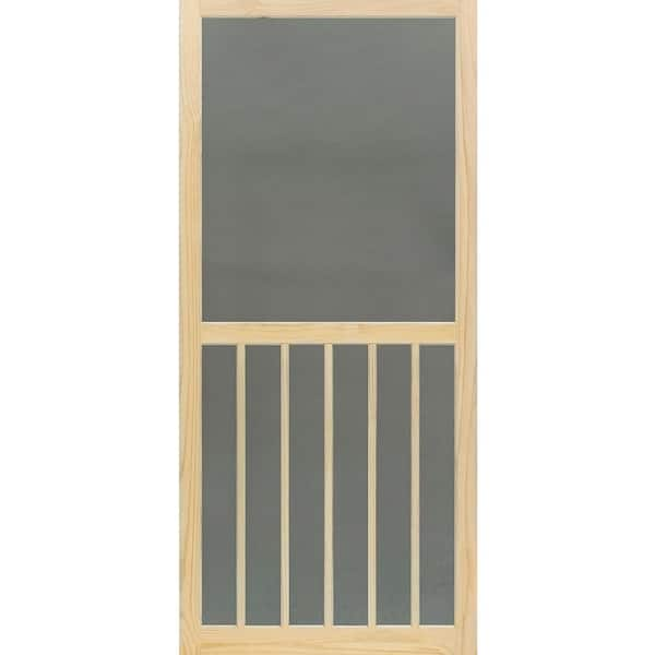 Kimberly Bay 31.75 in. x 79.75 in. 5-Bar Stainable Screen Door DSU532 ...