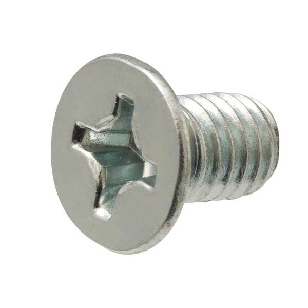 Everbilt M6-1 x 12 mm. Phillips Flat-Head Machine Screws (3-Pack)