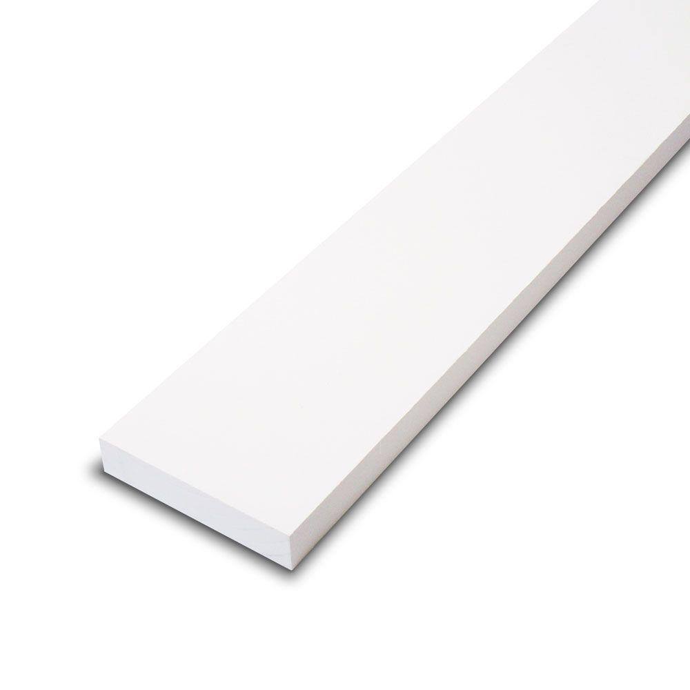 Trim Board Primed FingerJoint 1 in. x 4 in. x 12 ft.; Actual .719 in. x 3.5 in. x 144