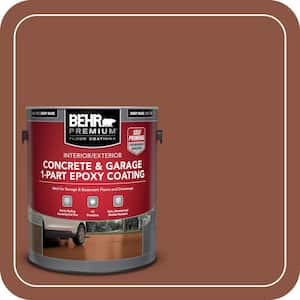 1 gal. #S180-7 True Copper Self-Priming 1-Part Epoxy Satin Interior/Exterior Concrete and Garage Floor Paint