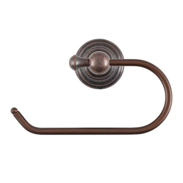 Estates Single Post Toilet Paper Holder in Heritage Bronze