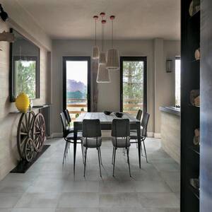 Metallo Gray 12 in. x 24 in. Porcelain Floor and Wall Tile (13.56 sq. ft./Case)