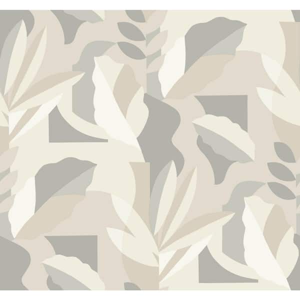 York Wallcoverings White Neutral Papier Colle Matte Non-Pasted Paper Wallpaper