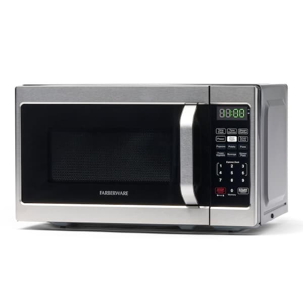 Classic 0.7 cu. Ft. Countertop Microwave in Brushed Stainless Steel