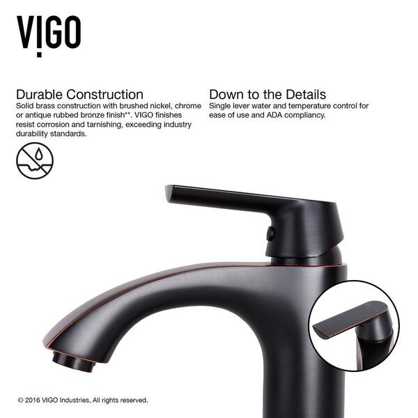 Hibiscus White Matte Stone Vessel Bathroom Sink and Linus Bathroom Vessel Faucet in Antique Rubbed Bronze w/ Pop up Hibiscus White Matte Stone Vessel Bathroom Sink and Linus Bathroom Vessel Faucet in Antique Rubbed Bronze w/ Pop up