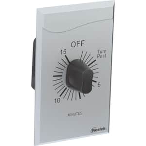 15 Min In-Wall Countdown Timer - Stainless