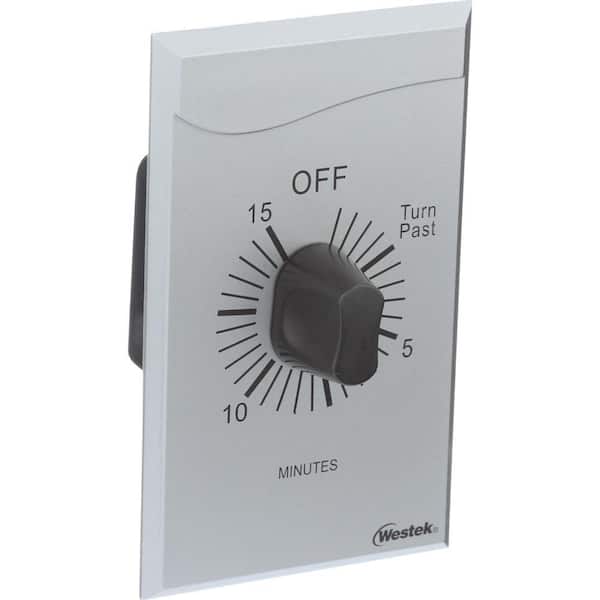 Westek 15 Min In-Wall Countdown Timer - Stainless