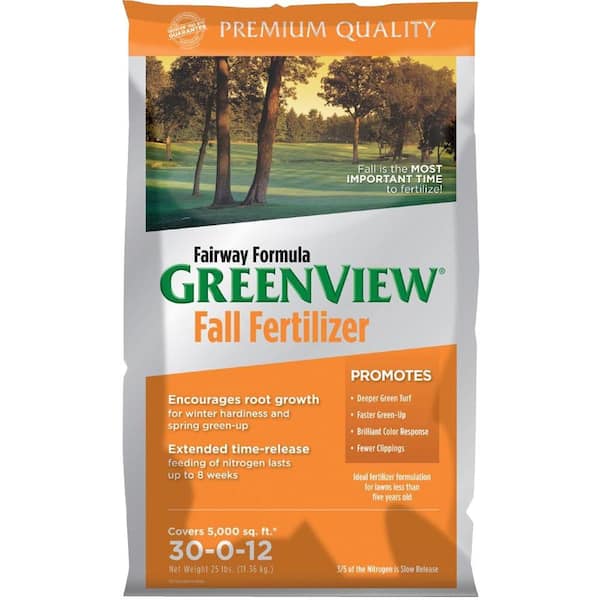 GreenView 25 lb. 5000 sq. ft. 30-0-12 Fairway Formula Fall Fertilizer