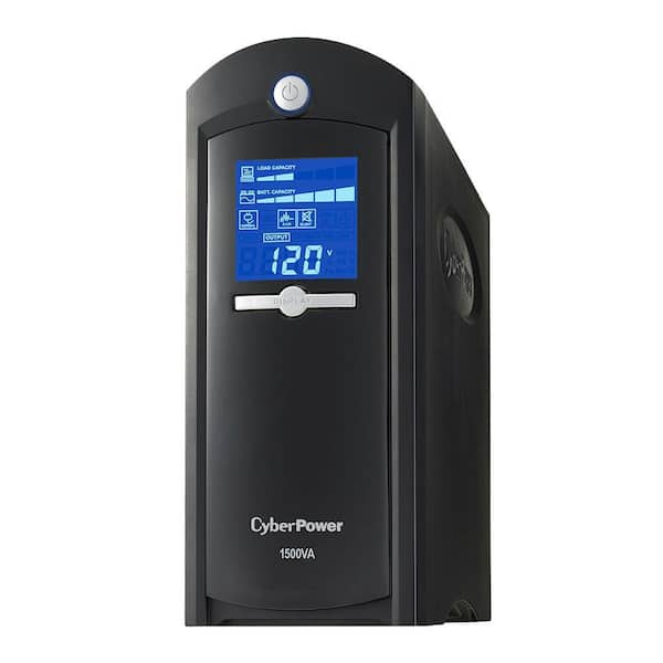 CyberPower 1500VA 8-Outlet UPS Battery Backup with LCD Display