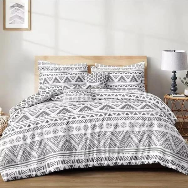 Shatex 3 Piece All Season Bedding Queen size Comforter Set, Ultra Soft Polyester Elegant Bedding Comforters Gary