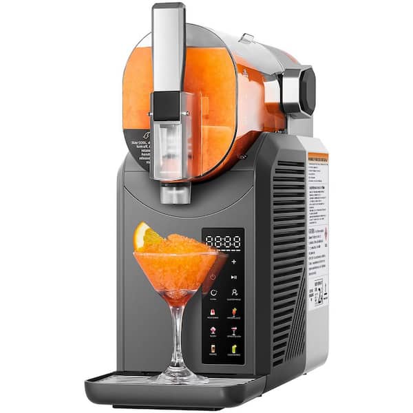 2L/68oz. Slushie Machine in Black, No Ice Needed Snow Cone Machine for Home with 6 Preset Programs and Self-Cleaning