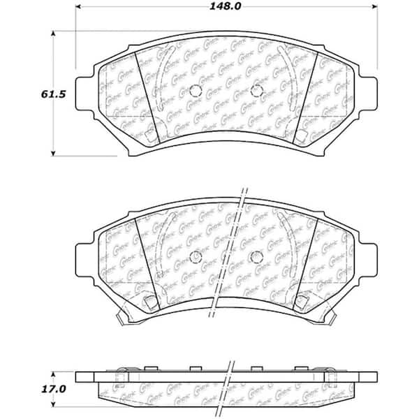 Centric Parts Disc Brake Pad Set