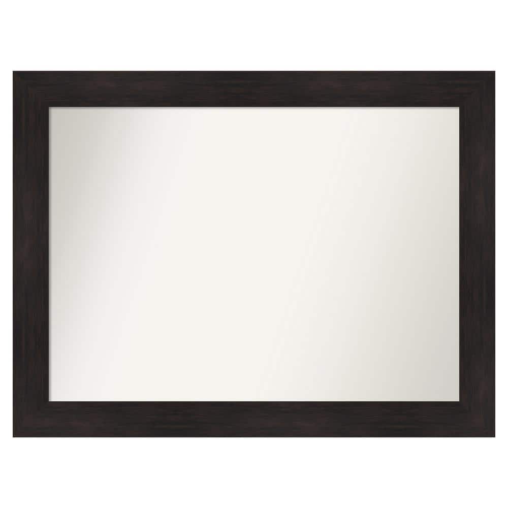 Furniture Espresso 41.75 in. x 31.75 in. Custom Non-Beveled Satin Recyled Polystyrene Bathroom Vanity Wall Mirror price history on PriceWatchPro