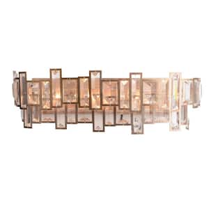 Quida 4 Light Wall Sconce With Champagne Finish