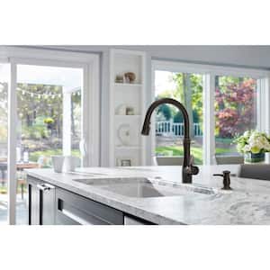Bellera Single Handle Touchless Pull Down Sprayer Kitchen Faucet in Oil-Rubbed Bronze