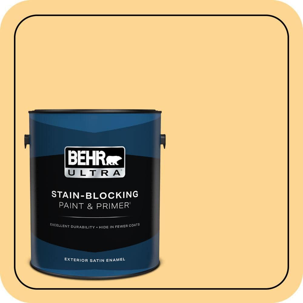 1 gal. #310B-4 Cornmeal Satin Enamel Exterior Paint & Primer product image for price tracking