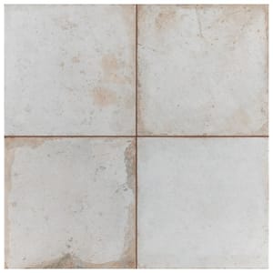 Kings Root Distressed White 17-5/8 in. x 17-5/8 in. Ceramic Floor and Wall Tile (10.95 sq. ft./Case)