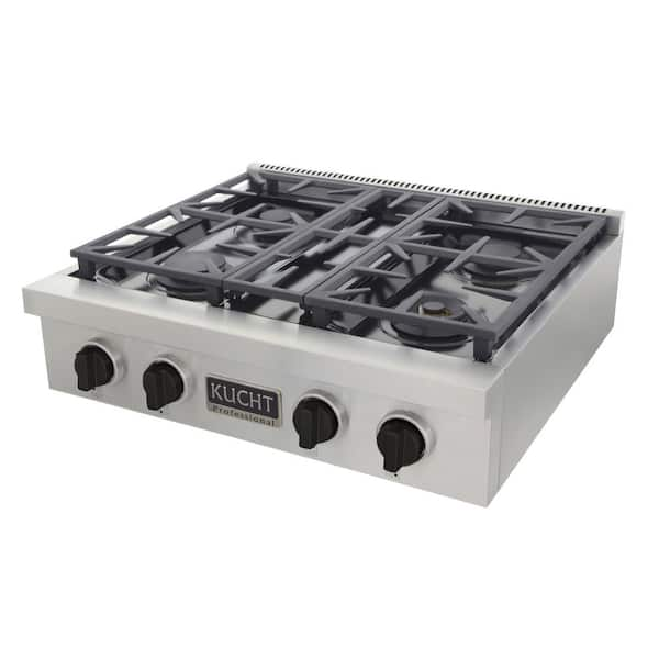 30 Professional Gas Cooktop - 4 Burners